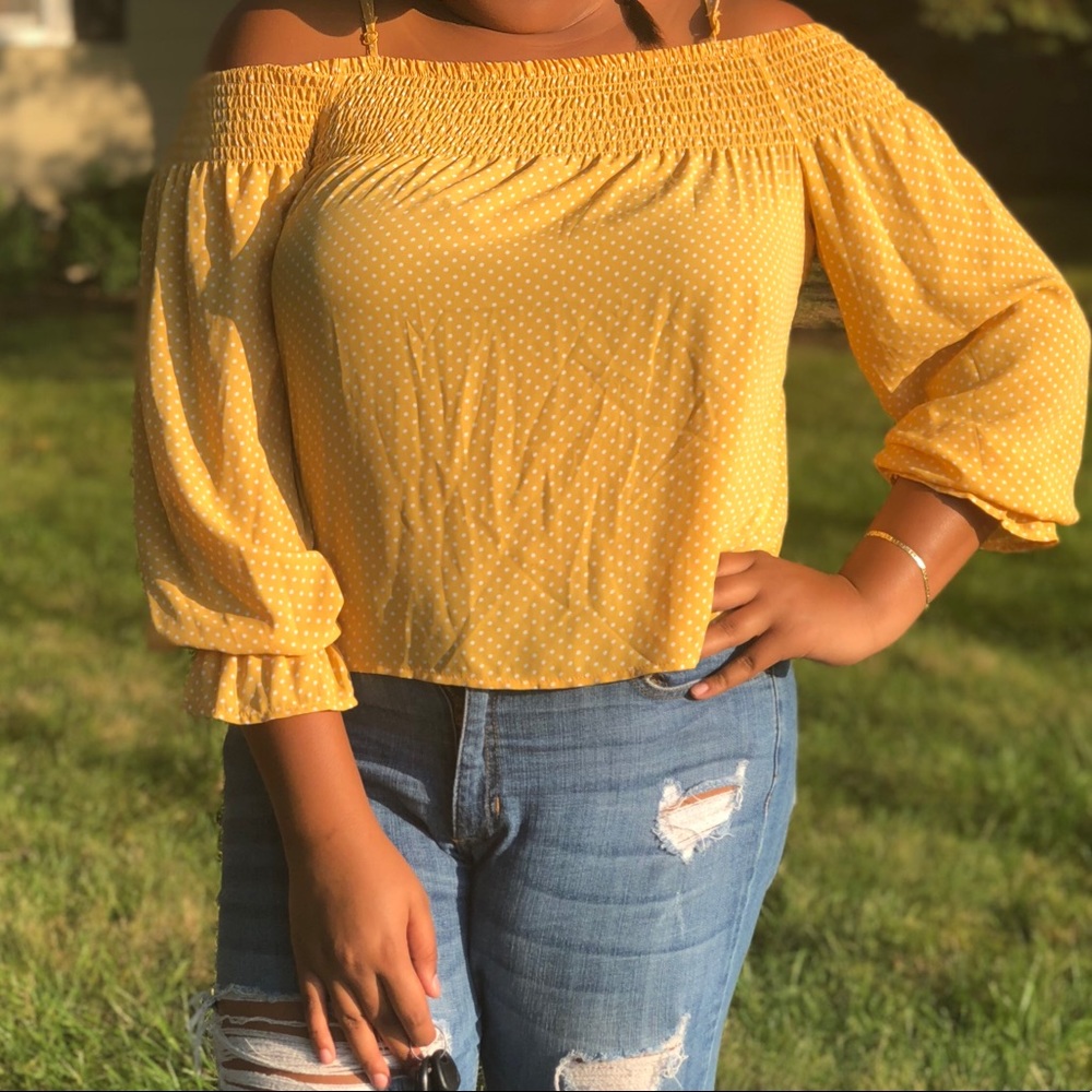 off the shoulder top
